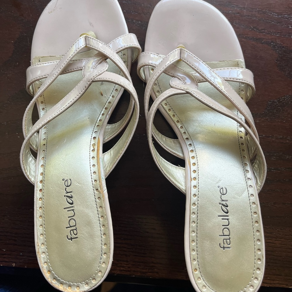 Nude Colored Heels- Open toe